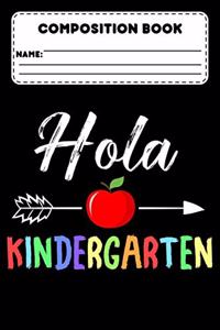 Composition Book Hola Kindergarten