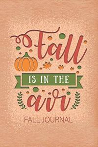 Fall is in the Air Fall Journal