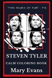 Steven Tyler Calm Coloring Book