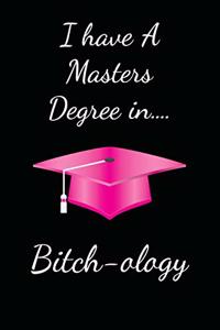 I Have A Masters Degree in Bitch-ology