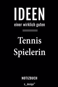 Notizbuch für Tennis Spieler / Tennis Spielerin
