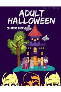 Adult Halloween Coloring Book