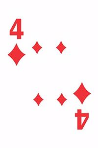Four Of Diamonds Notebook