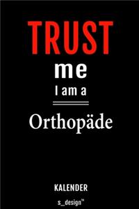Kalender für Orthopäden / Orthopäde / Orthopädin