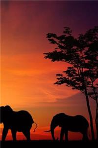 Elephant Notebook - Journal Gift for Cute Animal Lovers