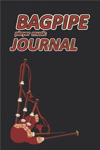 Bagpipe Player Music Journal