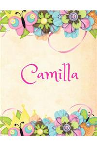 Camilla: Personalized Name Journal Composition Notebook