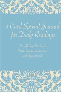 3 Card Spread Journal for Daily Readings