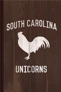 South Carolina Unicorns Journal Notebook