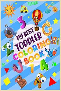 My Best Toddler Coloring Book