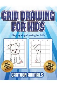 Step by step drawing for kids (Learn to draw cartoon animals)