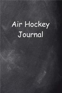 Air Hockey Journal Chalkboard Design