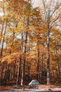 Camping in the Fall Adventure Journal