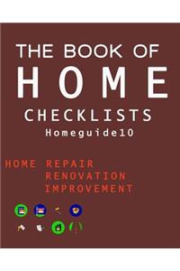 The Book of HOME CHECKLISTS
