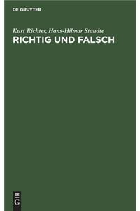 Richtig Und Falsch