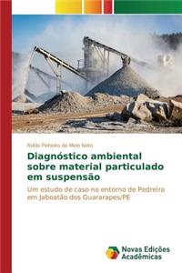 Diagnóstico ambiental sobre material particulado em suspensão