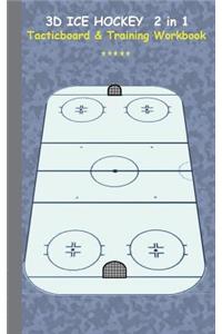 3D Ice Hockey 2 in 1 Tacticboard and Training Book