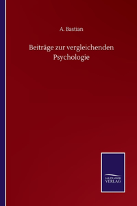 Beiträge zur vergleichenden Psychologie