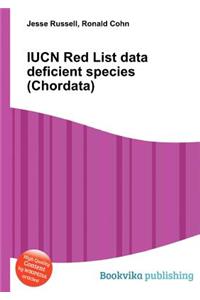 Iucn Red List Data Deficient Species (Chordata)