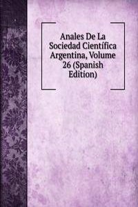Anales De La Sociedad Cientifica Argentina, Volume 26 (Spanish Edition)
