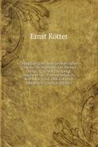 Grundzuge Einer Rein Geometrischen Theorie Der Algebraischen Ebenen Curven: Eine Von Der Konigl. Akademie Der Wissenschaften Zu Berlin Am 1. Juli 1886 Gekronte Preisschrift (German Edition)
