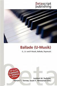 Ballade (U-Musik)