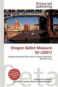 Oregon Ballot Measure 50 (2007)