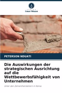 Auswirkungen der strategischen Ausrichtung auf die Wettbewerbsfähigkeit von Unternehmen