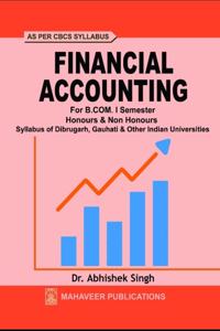 Financial Accounting for CBCS B.Com 1st Semester