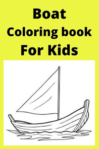 Boat Coloring book For Kids