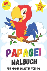 Papagei Malbuch