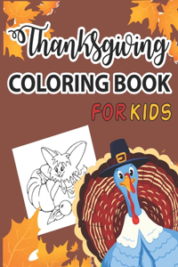 Thanksgiving coloring book for kids