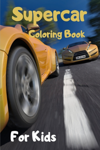 Supercar Coloring Book For Kids
