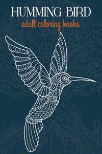 Humming bird adult coloring books