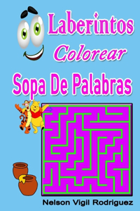 Laberintos Colorear Sopa De Palabras