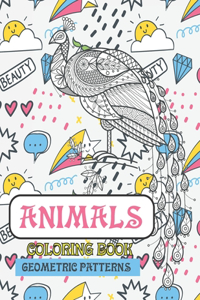 Coloring Book Geometric Patterns Animals