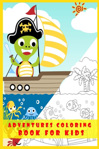 adventures coloring book for kids