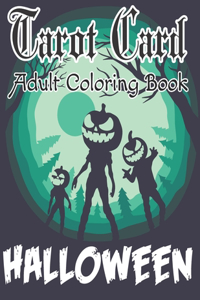 Tarot Card Adult Coloring Book Halloween