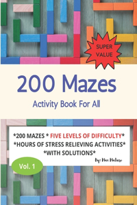 Activity Book 200 Mazes