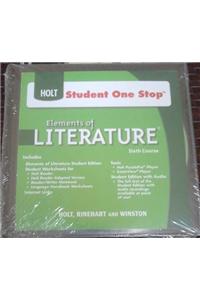 Holt Elements of Literature: Student One Stop DVD-ROM Sixth Course, British Literature 2009