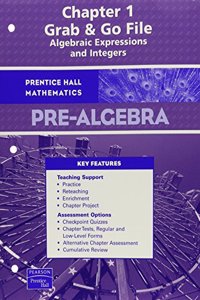 Prentice Hall Math Pre-Algebra Grab and Go Files for Chapters 1-13 (Shrinkwrapped) 2007c