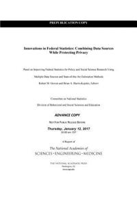 Innovations in Federal Statistics