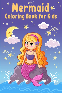 Mermaid Coloring Book for Kids