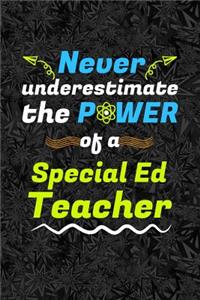 Never Under Estimate the Power of a Special Ed Teacher