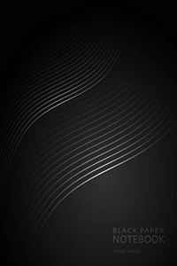 Black Paper Notebook Wide Ruled