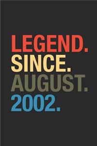 Legend Since August 2002
