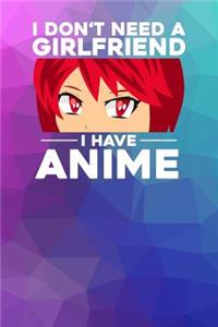 I don't need a Girlfriend I have Anime