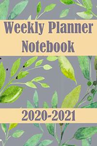 Weekly Planner Notebook 2020-2021: Appointment Planner