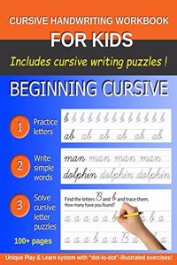 Cursive Handwriting Workbook for Kids