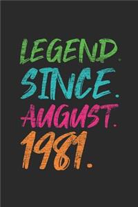 Legend Since August 1981